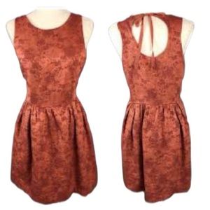 The limited floral rust orange tapestry dress 2